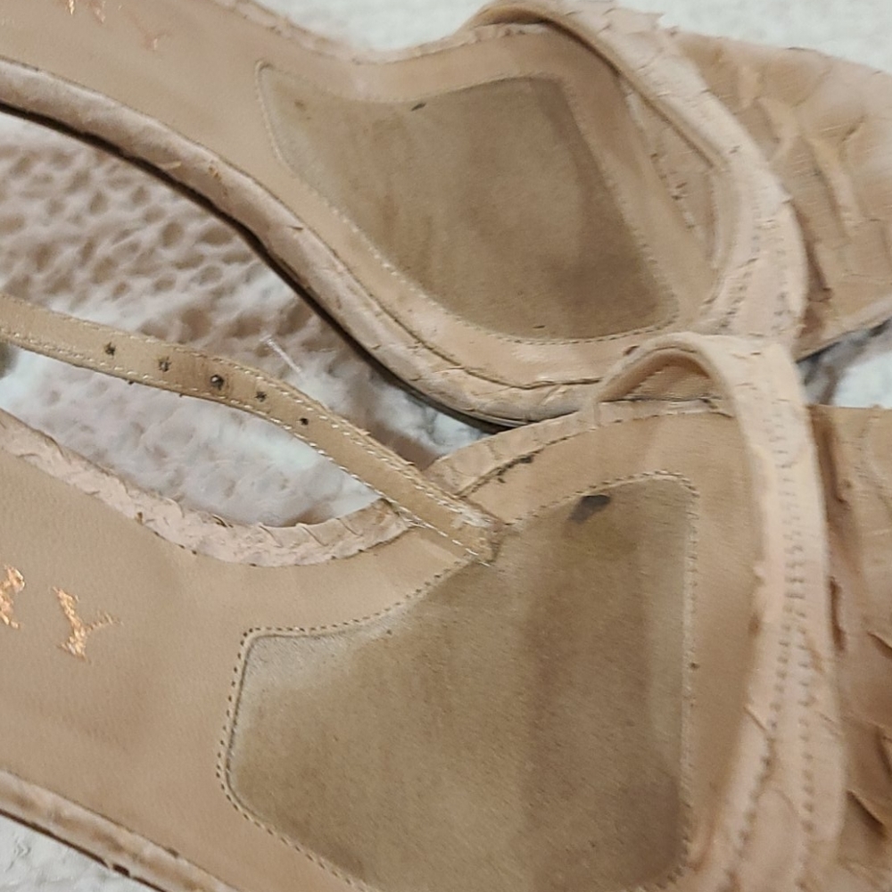 Burberry Python Platform Sandal - image 6